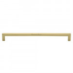 M Marcus Heritage Brass City Cabinet Pull Handle 256mm Centre to Centre